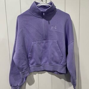 Under Armour Women's Lavender Half-Zip Sweatshirt
